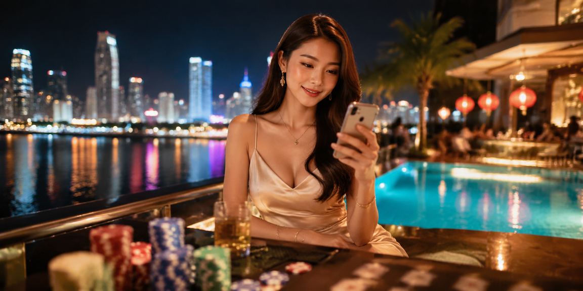 Người dùng nạp tiền VND qua ví điện tử trên điện thoại tại bãi biển Mũi Né